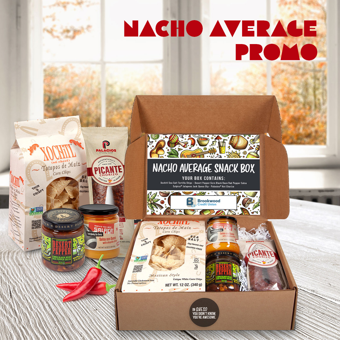 CorporateREC's tweet photo. Move over sweets! 🍰 This branded snack box is NACHO average holiday treat. Spice up your marketing and make the competition salty with a gift that’s sure to stand out. https://t.co/wVLKRKg7pE