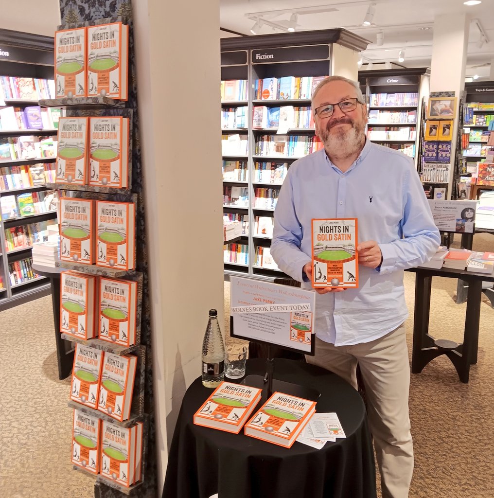 Waterstones Wolverhampton (@waterstoneswton) on Twitter photo Tune in to the Tim Beech show, Inside Tracks, at 6pm on <a href="/1018wcrfm/">WCR FM - Local Radio for Wolverhampton</a> this evening to hear <a href="/jakeperry1877/">Jake Perry</a> talking about his new @wolves book, Nights in Gold Satin, amongst other topics. Signed copies in stock now at Waterstones #Wolverhampton. #WWFC Tune in to the Tim Beech show, Inside Tracks, at 6pm on <a href="/1018wcrfm/">WCR FM - Local Radio for Wolverhampton</a> this evening to hear <a href="/jakeperry1877/">Jake Perry</a> talking about his new @wolves book, Nights in Gold Satin, amongst other topics. Signed copies in stock now at Waterstones #Wolverhampton. #WWFC