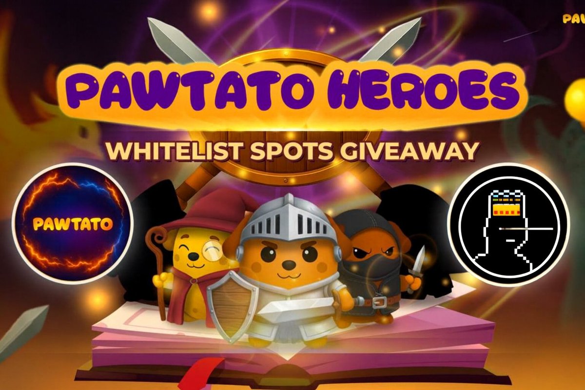 nakaveres's tweet photo. 👾⚡ Nakaveres x PawtatoFinance ⚡👾

40 WL  ✅🔥 
How to join:
👉 Follow @PawtatoFinance &amp; @nakaveres
👉 Like + RT
👉 Tag 3 frens &amp; drop your SUI addy https://t.co/xlKGQ7Ughh