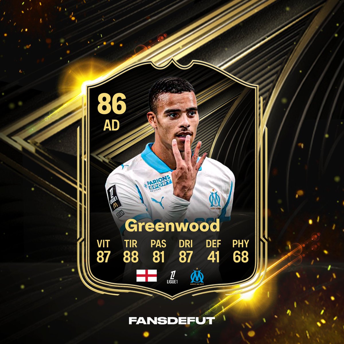 Platinside's tweet photo. 🚨 Avec son quadruplé et contre toute attente Mason Greenwood🏴󠁧󠁢󠁥󠁮󠁧󠁿 sera bien présent dans la TOTW ce mercredi ! ✅💙🤍

stats = prédi 

w/ @FutPoliceLeaks, comme d'habitude je vous invite à follow le GOAT 🤝 https://t.co/Z5iqaPd87a