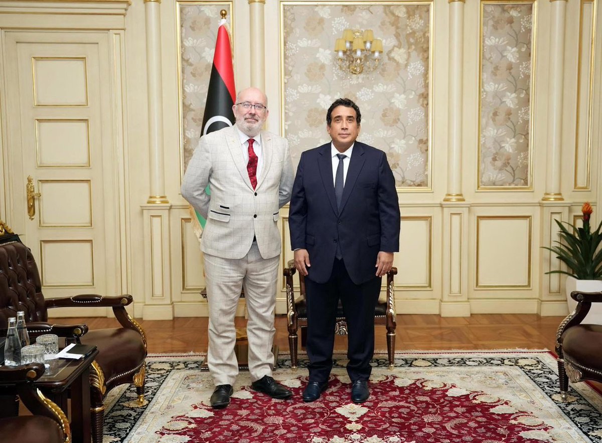 Today I held a positive final meeting with Presidency Council Chair Mnefi. We reflected on the great potential of Libya and its people in the face of political, economic and security challenges.