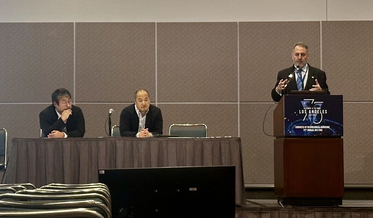 Kudos to Dr. Jason Schwalb for his wonderful representation of <a href="/IUMedSchool/">IU School of Medicine</a> at last week's <a href="/CNS_Update/">CNS</a> annual meeting! Dr. Schwalb presented "The State of Advocacy for Pain Management" as part of the Interdisciplinary Approach to Lumbar Spine Pain symposium.