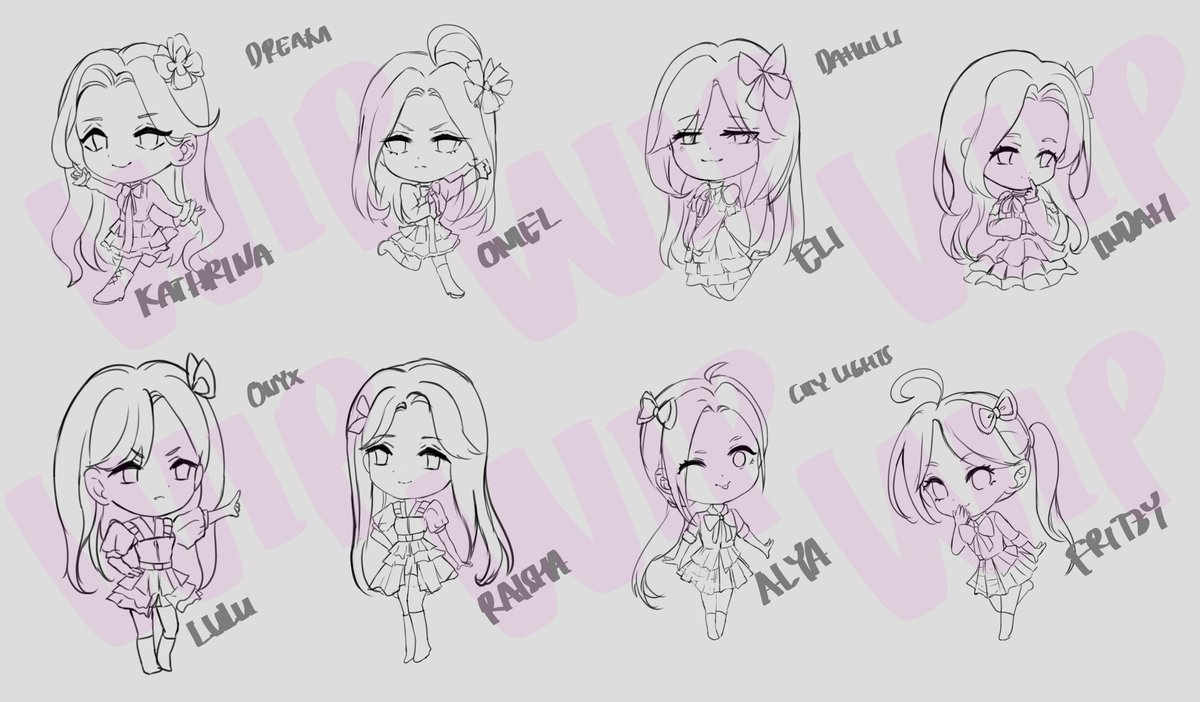 pia_jkt48v's tweet image. Otsupiallete!~ WIP Lineup keduaa #PertaruhanCintaJKT48 🎨
Terima kasih sudah menonton!~ hasil akhirnya akan aku lanjutkan offstream &gt;&lt;