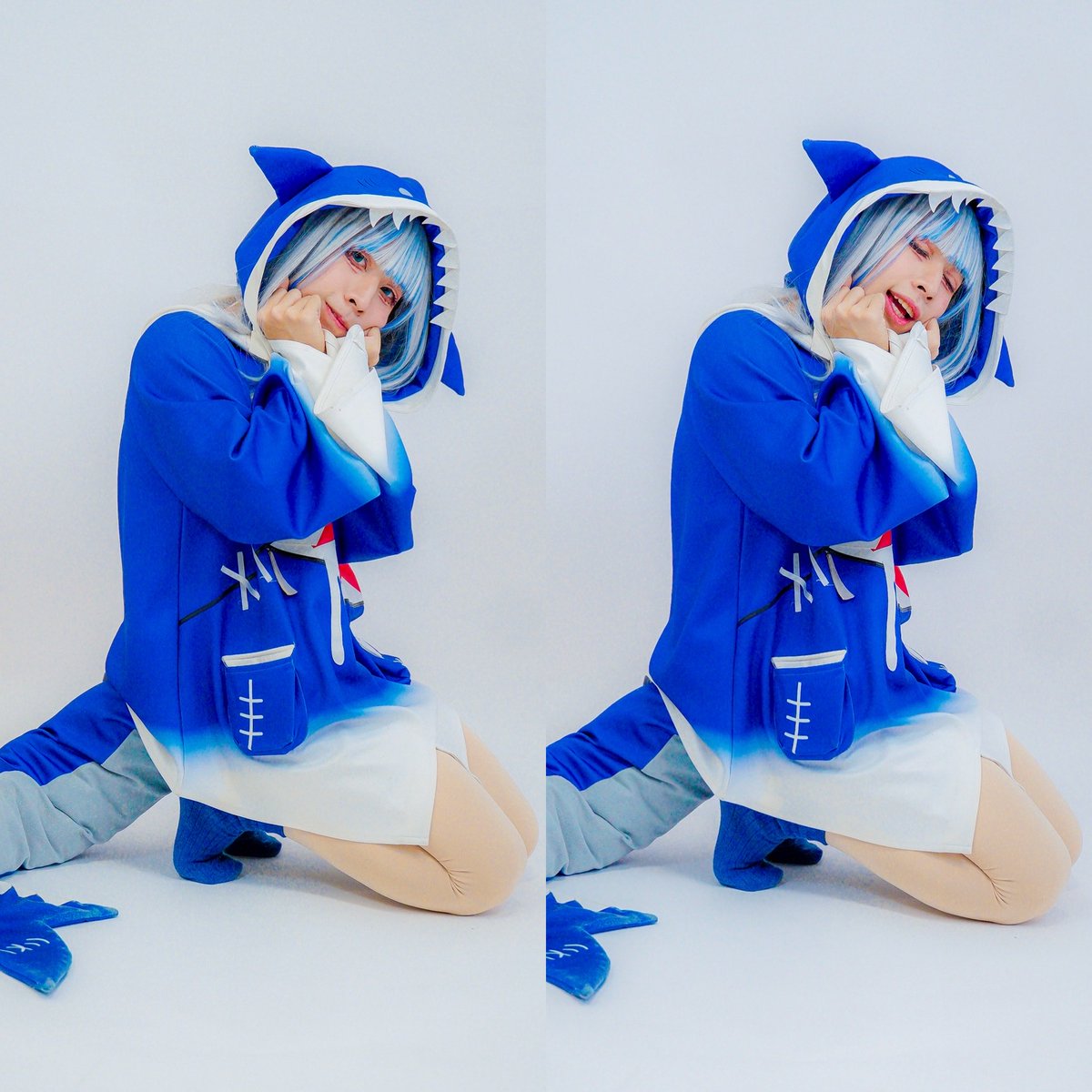 “Ah” 
Thank you 📸<a href="/LazyKurro/">Kurro Kig</a> for these photos 
#cosplay #gawrgura