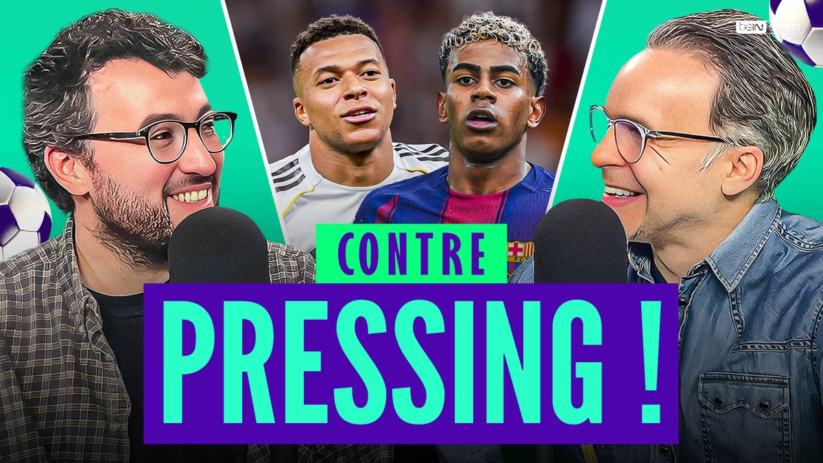 🚨🎙️ NOUVEAU PODCAST : CONTRE PRESSING  !

➡️ La preview du Clasico avec <a href="/NicolasSarnak/">Nicolas Sarnak</a> et <a href="/BenjDaSilva/">Benjamin Da Silva</a>  

👉 Les Merengue sont-ils les favoris ?
👉 Le Barça a-t-il vraiment progressé depuis l'an passé ?

🎧 Ecoutez le podcast ici ➡️ smartlinks.360.audion.fm/fr/contre-pres…
