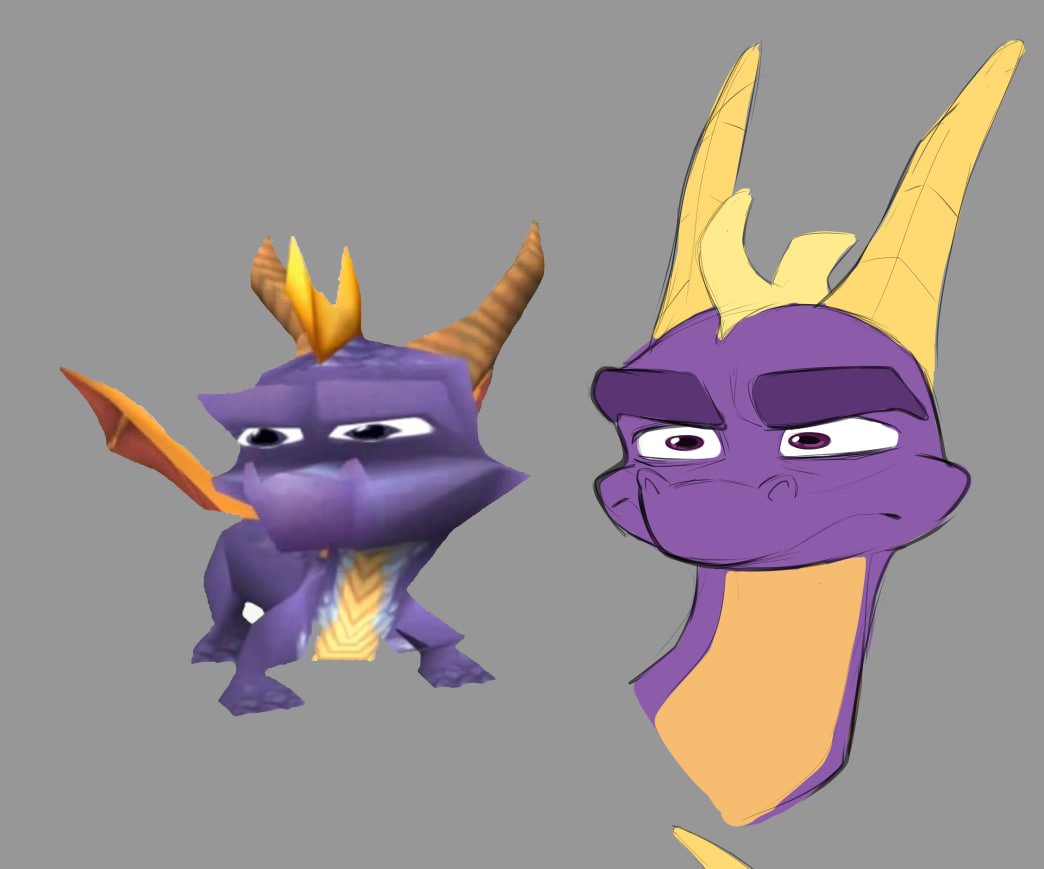 Snaccka_'s tweet image. Having mad fun deforming Crash and Spyro
#CrashBandicoot
#spyrothedragon