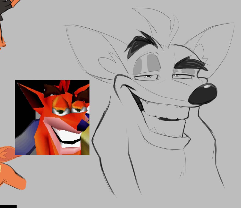 Snaccka_'s tweet image. Having mad fun deforming Crash and Spyro
#CrashBandicoot
#spyrothedragon