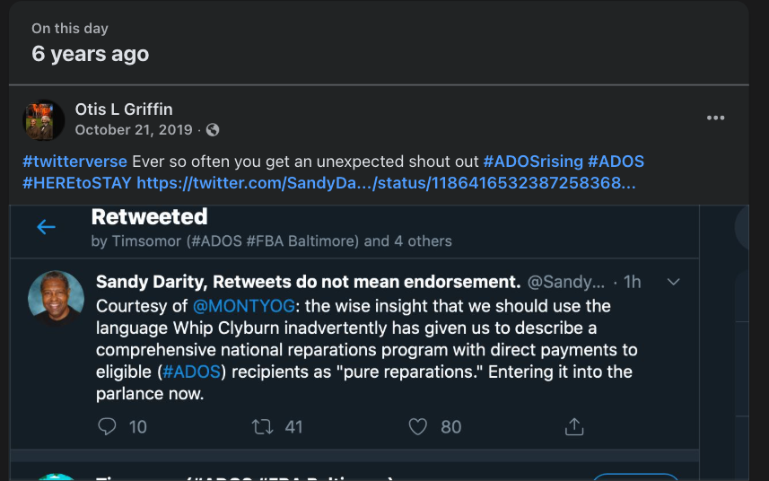 #twitterverse Ever so often you get an unexpected shout out #ADOSrising #ADOS #HEREtoSTAY x.com/SandyDa.../sta…...