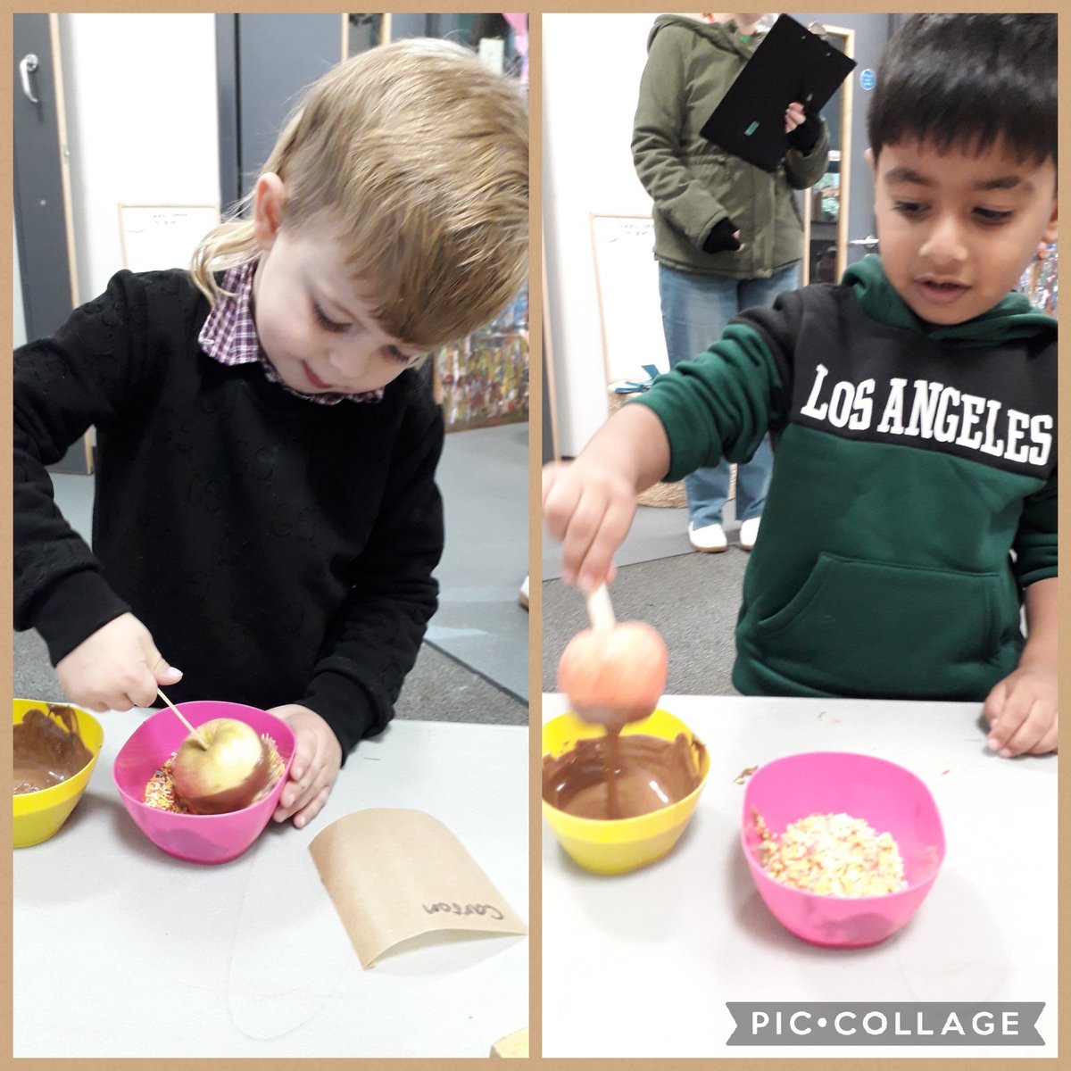 CPickeringPri's tweet photo. Making chocolate apples in FS as part of our Hull Fair day... https://t.co/1f0JxJoozp
