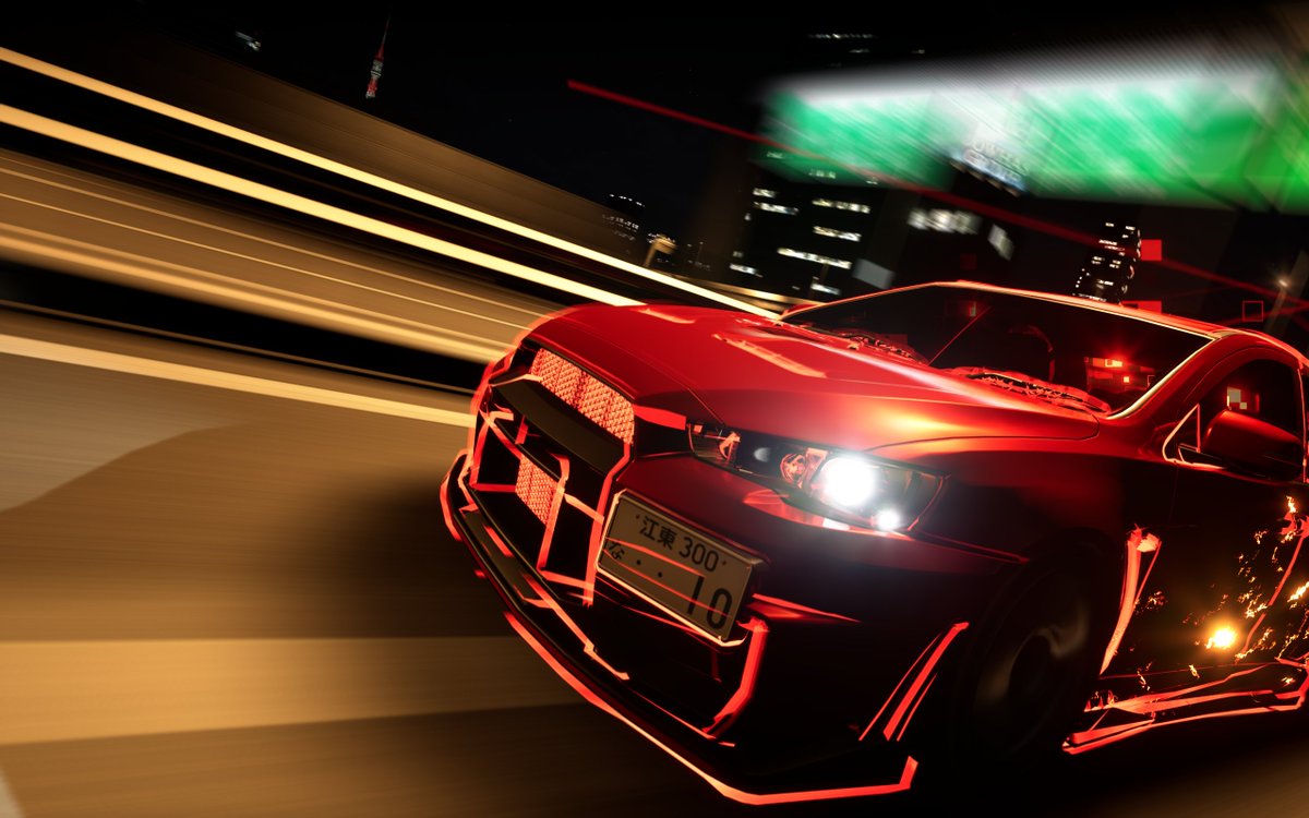 moca_fd3s_games's tweet photo. レコードボスの車を使って過去のゲームカバーアートを再現する  
#tokyoxtremeracer2025 #首都高バトル https://t.co/6niNfFHUyb