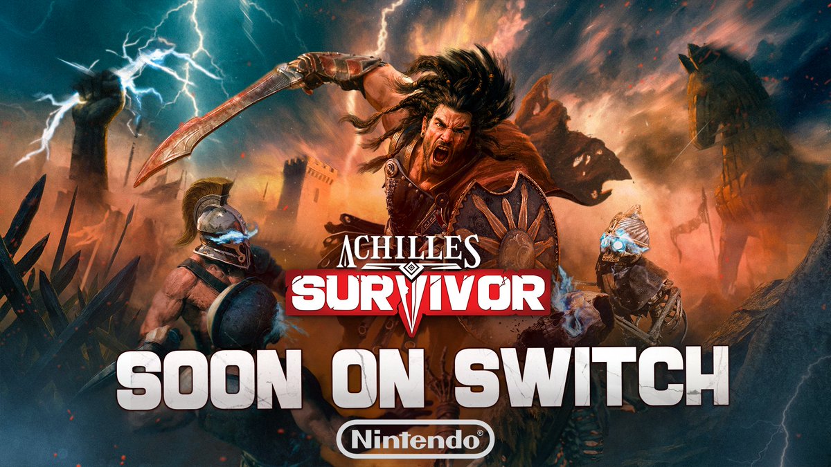 DarkPointGames's tweet image. Thousands of enemies. One survivor.
And now - finally five consoles.
#AchillesSurvivor arrives on Nintendo #Switch this October 30, 2025!

Take the fight against Hades anywhere.
⚔️ Wishlist now: nintendo.com/us/store/produ…

#ConsoleGaming #IndieDev #Roguelite #NintendoSwitch #Games