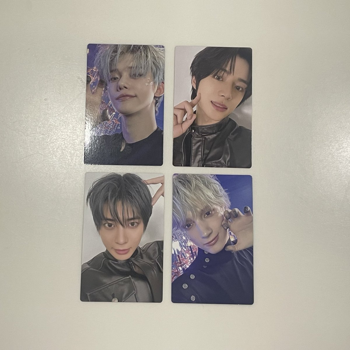 so0binyan's tweet photo. TXT トゥバ starkissed ソロ トレカ 交換

【譲】　ヨンジュン、ボムギュ、
　　　テヒョン、ヒュニンカイ

【求】　画像のもの

郵送または福岡公演での交換希望です🍀
条件合う方いましたらお気軽にお声掛けください🎶 https://t.co/nKg2vOwLM0