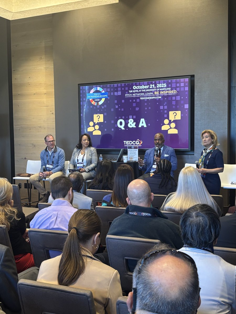 “Access to Capital: Different Funding Sources for Startups” panel at #TEDCOExpo