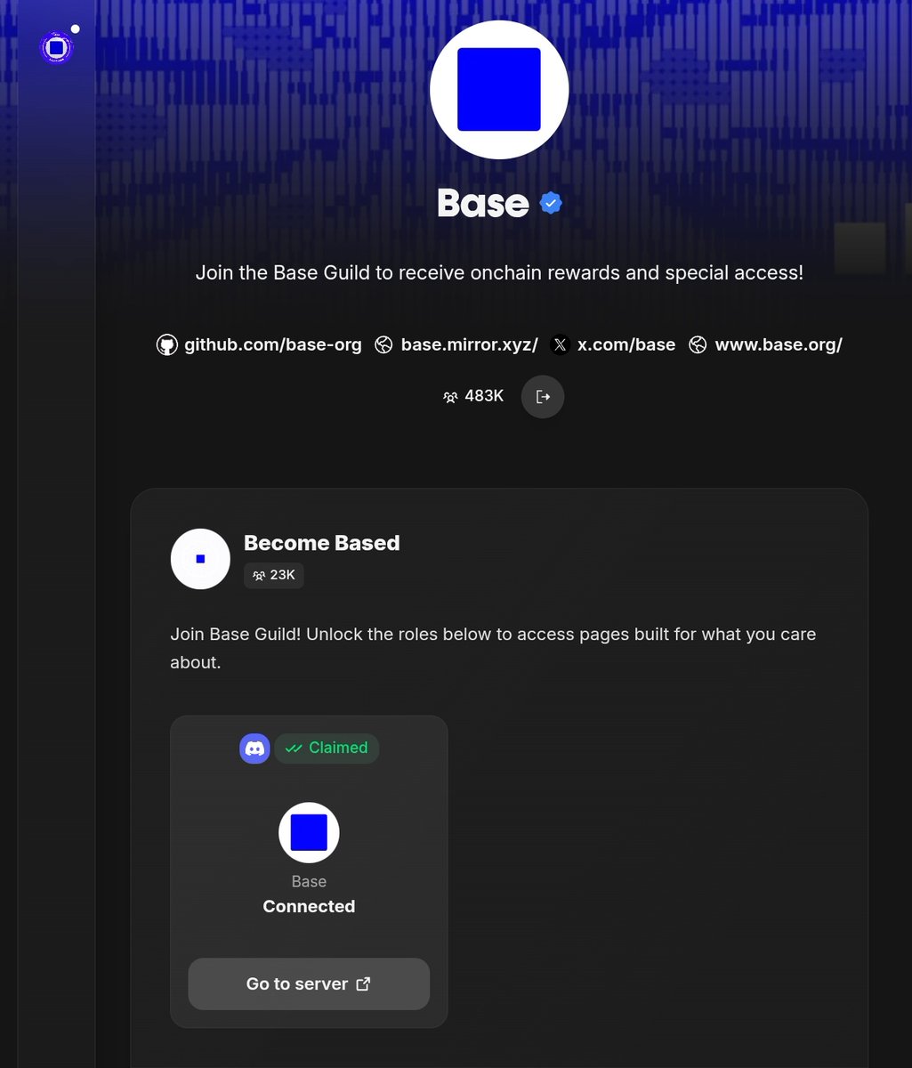 TheMaran's tweet photo. base airdrop 🚨

base may airdrop some tokens to guild people

guide is new now, create account

👉 go to: https://t.co/W56qycA4IJ

> connect all social accounts

> connect github

> hold 0.001 eth

> complete social tasks

> mint guild pin (+1 interaction nothing much)

> connect your coinbase account, skip if coinbase not available in your region

👉 my vibe coding guide is finished 90% soon i will drop

what's your thoughts on upcoming base token?