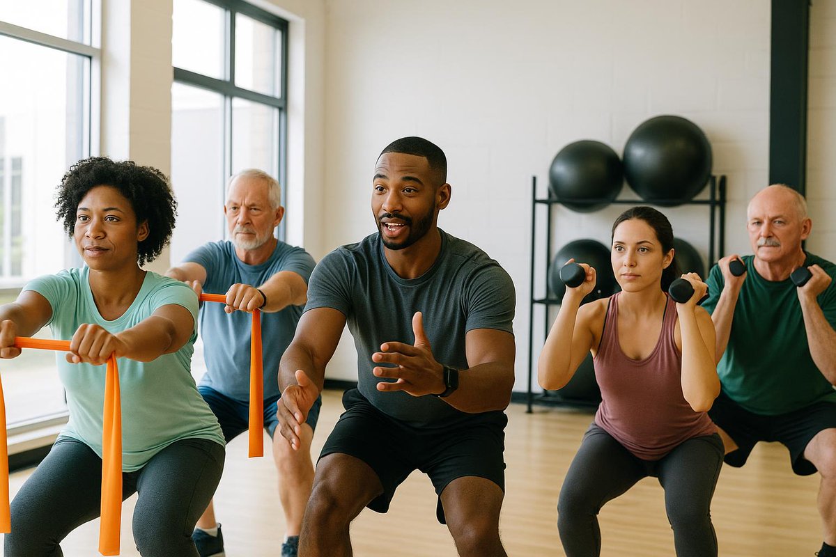 Struggling with aches or aiming for better mobility? Our kinesiology-based fitness programs support your unique goals—whether it’s recovery or staying active. Invest in your well-being! Like &amp; retweet to inspire others. #Kinesiology #Fitness