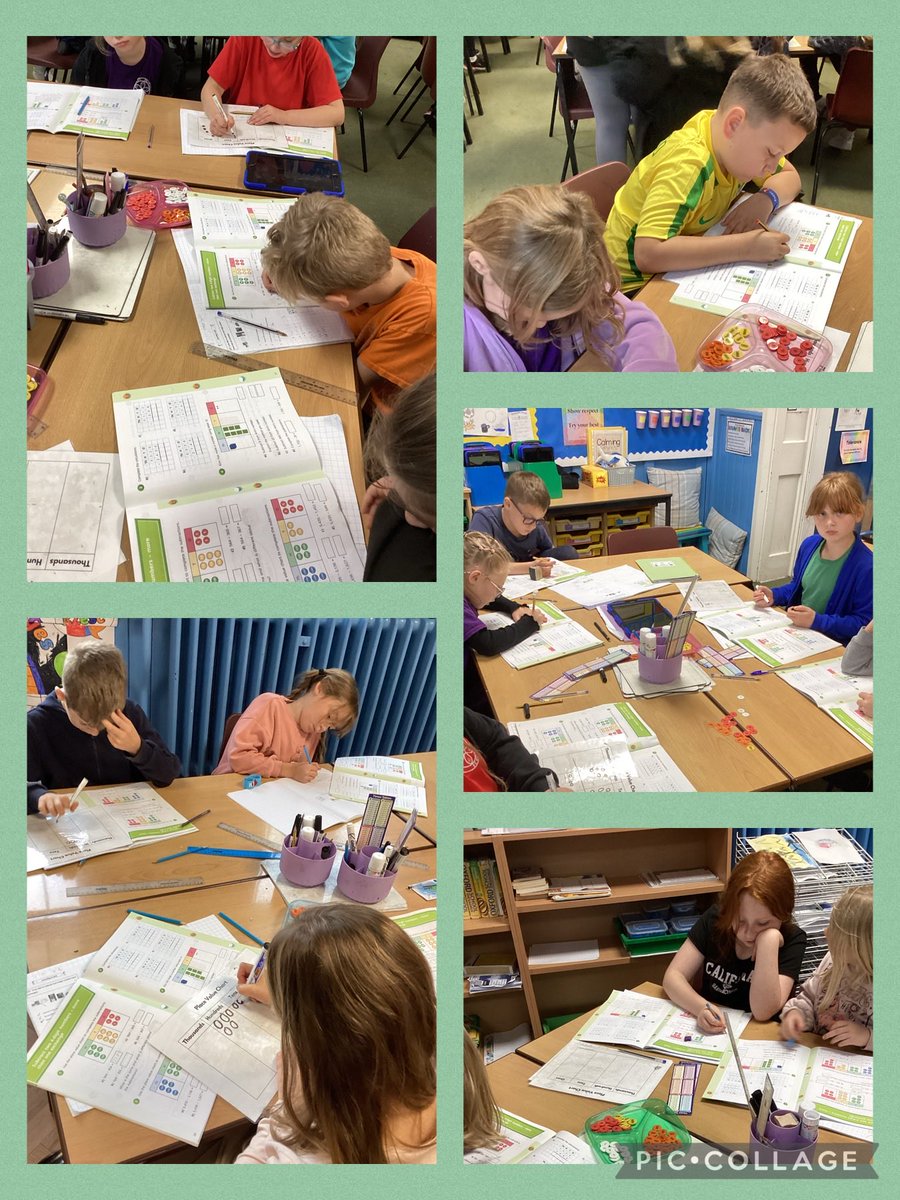 astley_primary4's tweet image. In maths this afternoon we used manipulatives to support our understanding of subtracting with more than one exchange. #mathsisACE @Astley_Primary