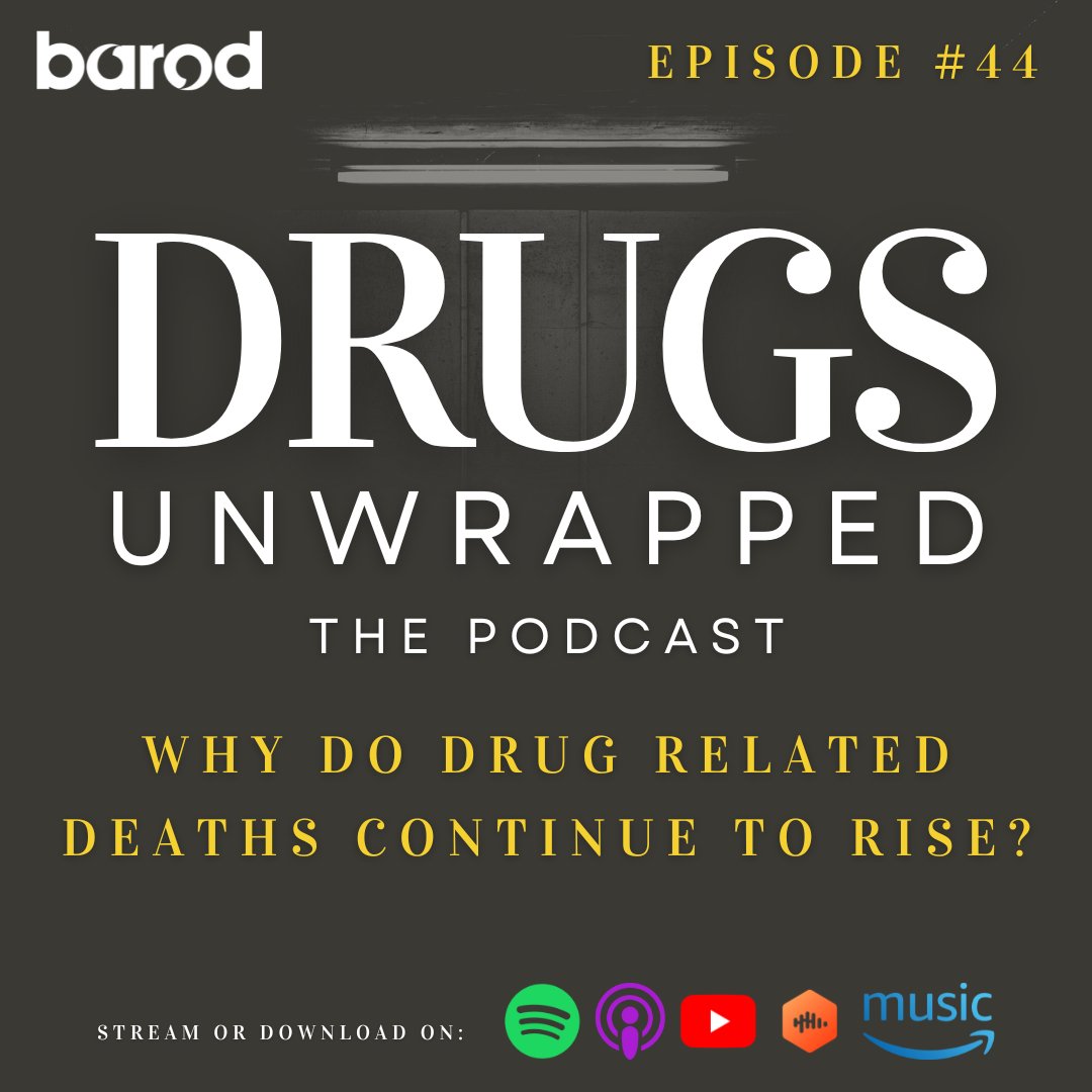 🎙️ New Podcast Episode 🎙️

'Why do drug related deaths continue to rise?'

📺YouTube youtu.be/fHpuEXxOGGo
🎧Spotify open.spotify.com/episode/4jflfR…
🎧Apple podcasts.apple.com/us/podcast/why…
🎧Amazon music.amazon.co.uk/podcasts/b9697…

#DrugsUnwrapped #Podcast #Wales #harmreduction #drugrelateddeaths