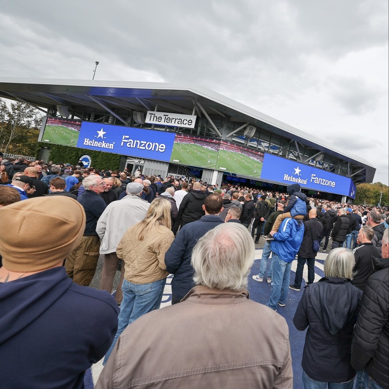 What a weekend at The Amex! 💙

Albion’s win over Newcastle had The Terrace buzzing after full-time.🎉

Good vibes, great energy, and plenty to celebrate! 🍻
