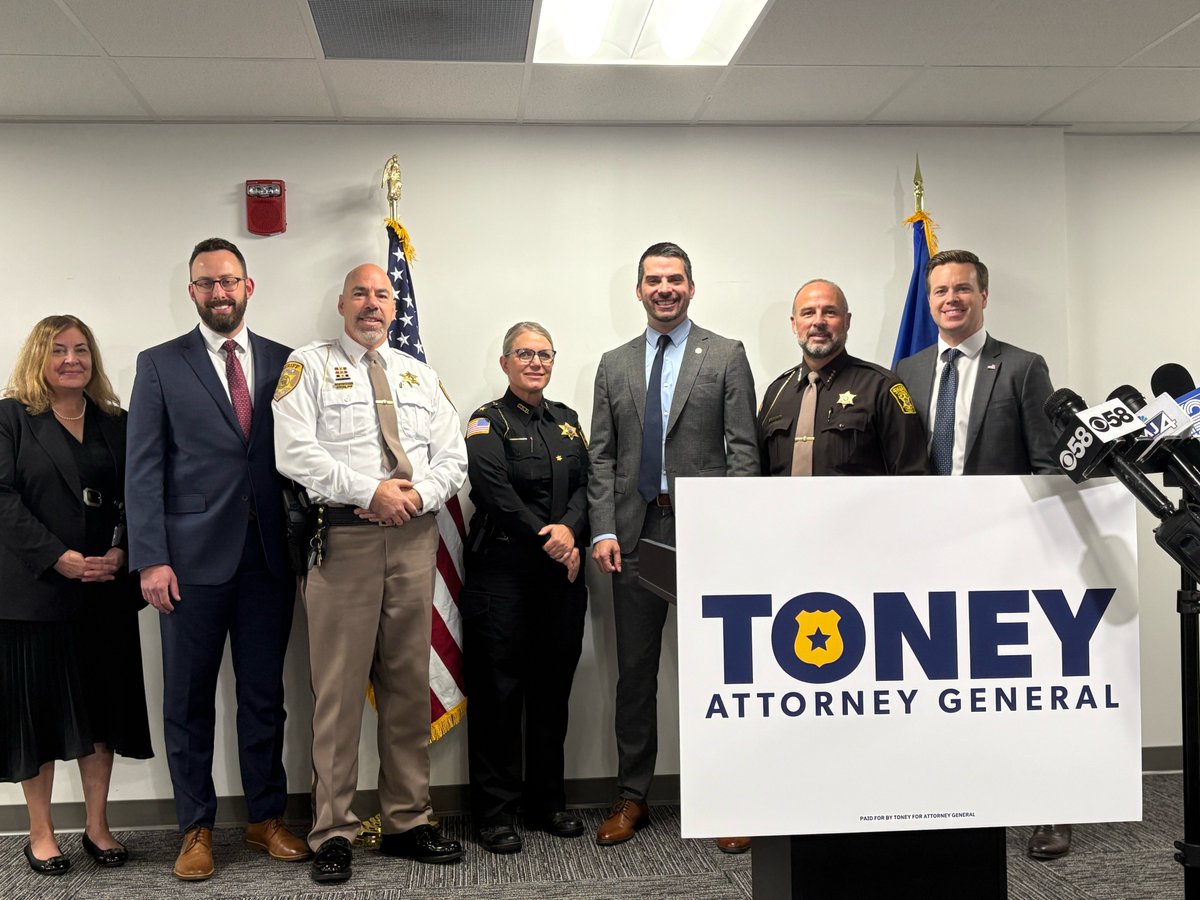 EricJToney's tweet photo. Enough with broken promises. Let’s return the Department of Justice to its core priorities: protecting Wisconsinites, supporting victims, and keeping our communities safe. https://t.co/SedE7nRVOT