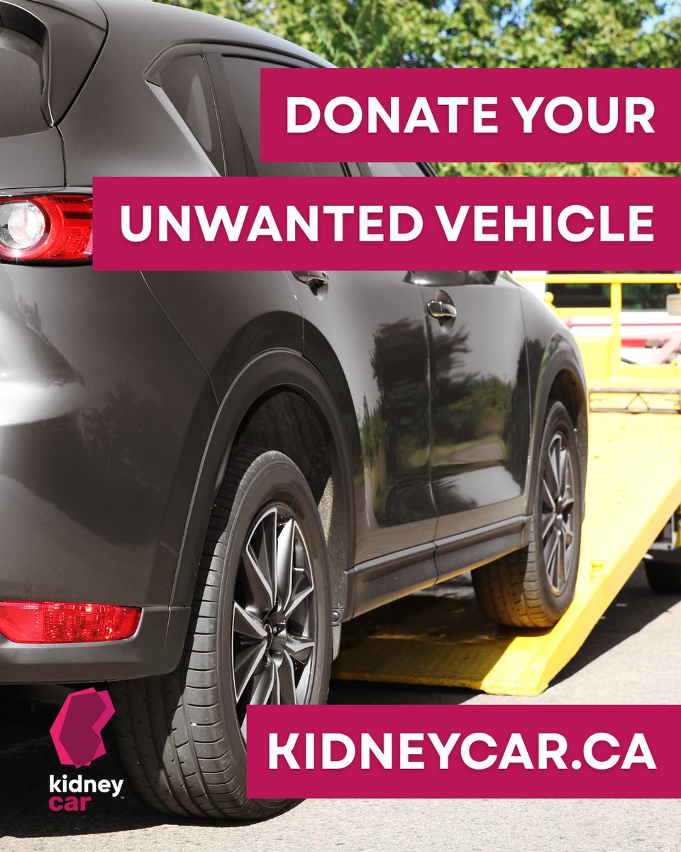 🚗 Got an old car? Donate to Kidney Car!

✅ Free tow
✅ $700+ tax receipt
✅ Fast &amp; eco-friendly

Help 1 in 10 Canadians with kidney disease.👉 kidneycar.ca

#KidneyCar #DonateYourCar