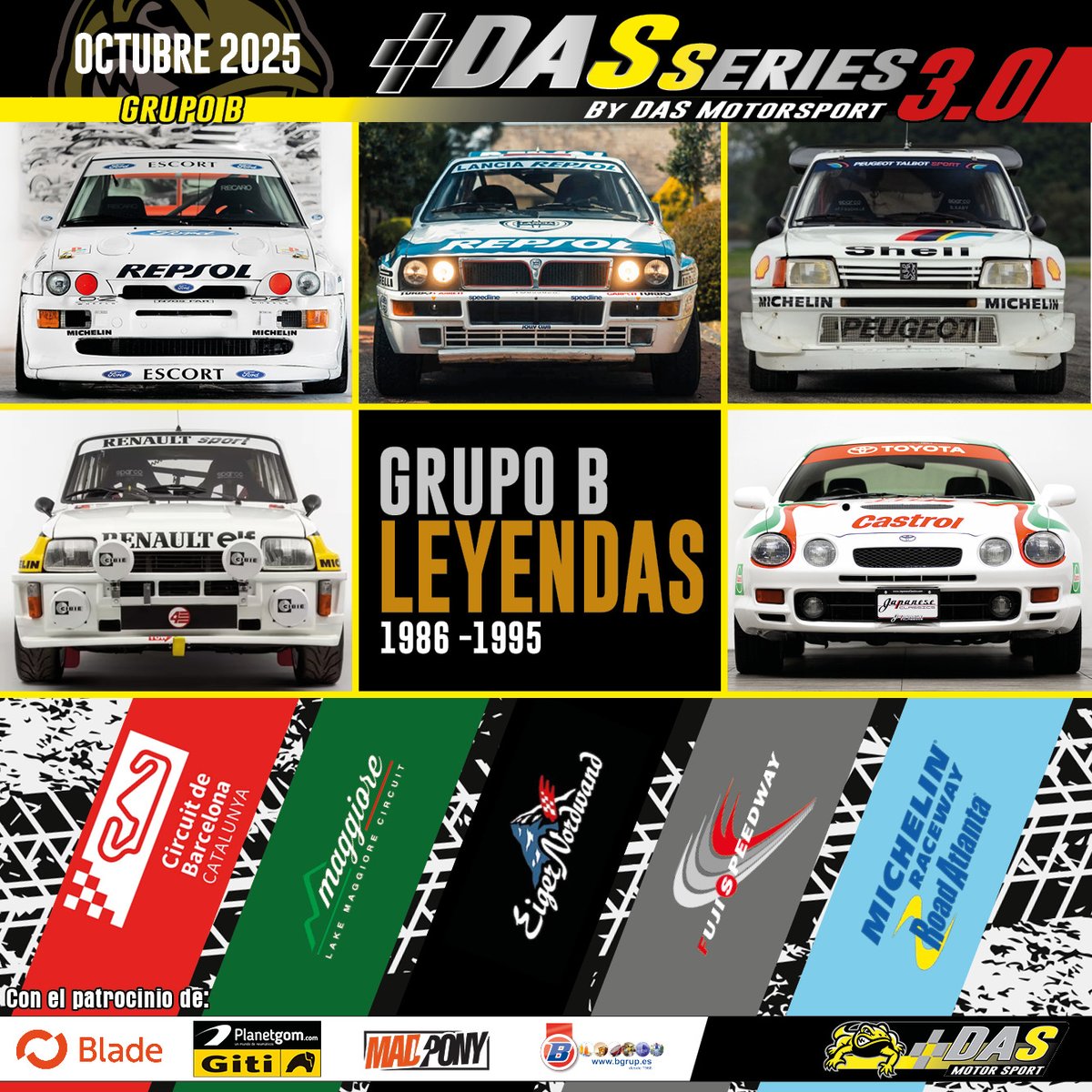 Sin posibilidad de descanso

¡¡ Llegan los CUARTOS DE FINAL de las #DASSeries 2025 !!

Todo listo par encontrar a los semifinalistas de esta temporada, la carrera fnal se acerca 

¿¿Te lo vas a perder ???

<a href="/bladegear_/">Blade</a> <a href="/MadponyStickers/">MADPONY</a> #GITITires