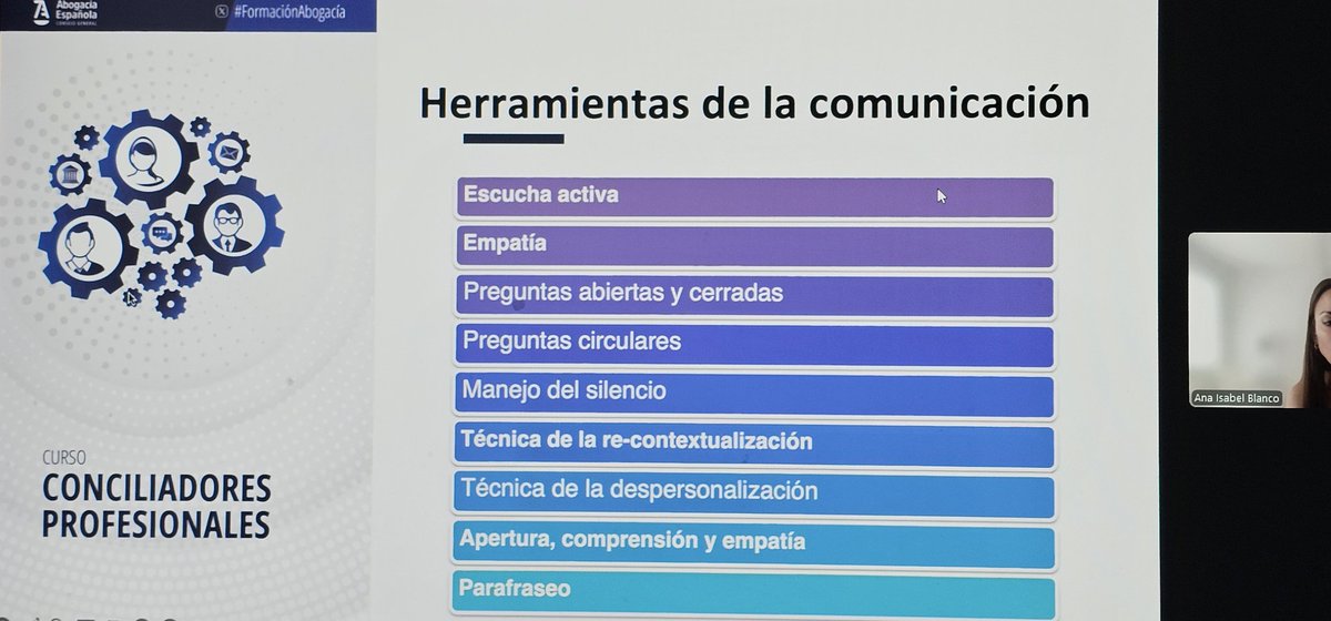 Pues aquí estamos formandonos en #conciliación gracias a <a href="/Abogacia_es/">Abogacía Española</a> 
#FormacionAbogacia