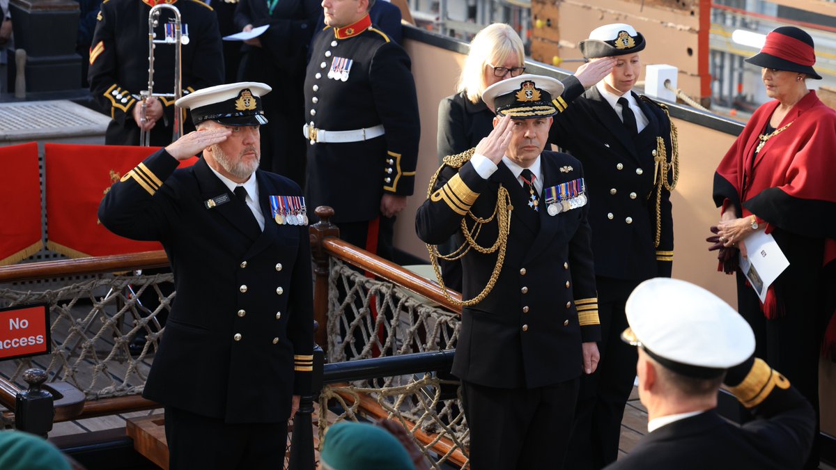 Today the Royal Navy marked the 220th anniversary of Trafalgar Day in annual ceremony on board HMS Victory.

royalnavy.mod.uk/news/2025/octo…