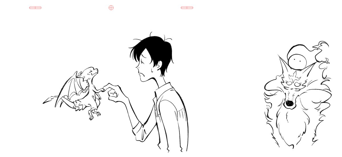 chama_kou's tweet image. 第15話、ご視聴ありがとうございました✨
EDより、ドラちゃんとの契約シーンの原画です✍(掲載許可済み)
それぞれの表情にも注目してもらえると嬉しいです👀
来週もお見逃しなく🍳🍴
#とんでもスキル #tondemo_skill