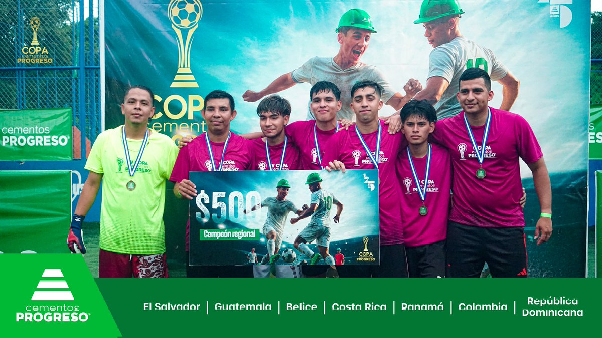 #ElSalvador Cementos Progreso anuncia la segunda edición de la Copa Progreso, un torneo de fútbol sala diseñado para maestros de obra, albañiles y constructores de todo El Salvador. Este evento busca fortalecer lazos con la comunidad constructora, promoviendo valores como la sana