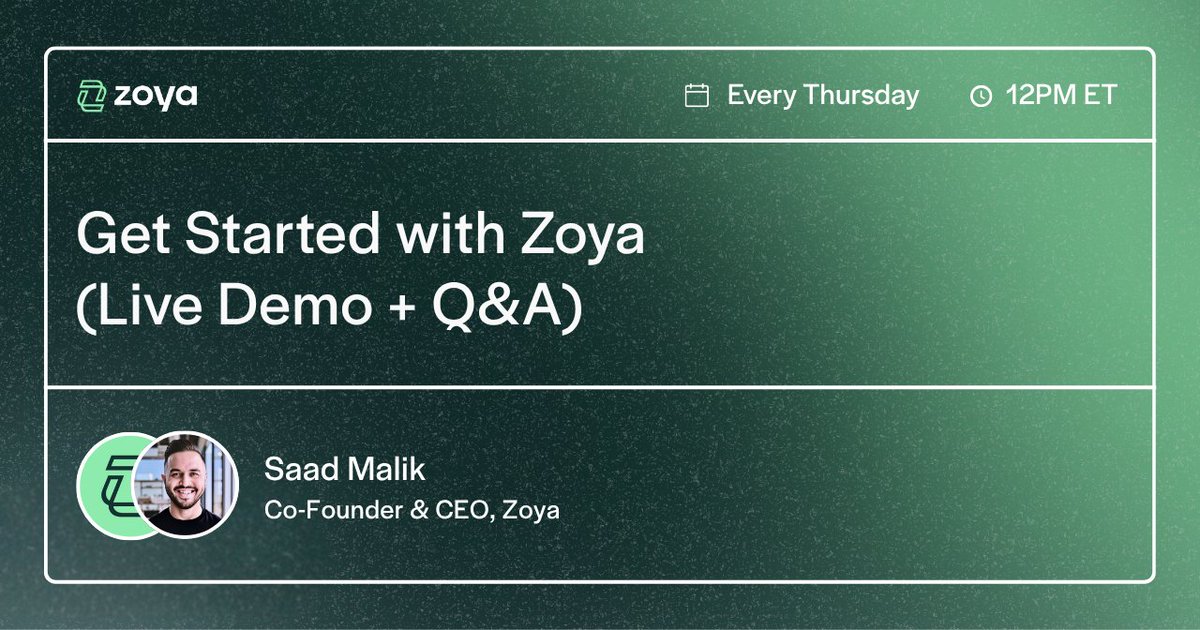 I’m hosting weekly office hours at <a href="/ZoyaFinance/">Zoya Finance</a> every Thursday at 12 PM ET.

If you have questions about using the app or about halal investing in general, feel free to drop in.

(Link in the next post)