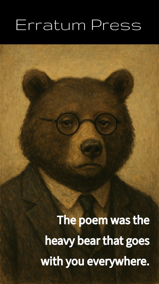 Questionstruck's tweet image. The Poems—a novella from @press_erratum. erratumpress.com/the-poems