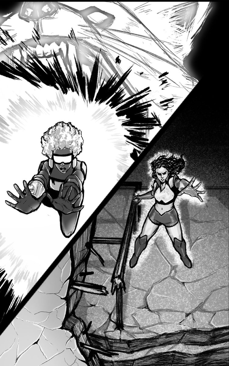 al_dondo's tweet image. Getting to work with such talented artists will always be the highlight of this project!

Here are some more of my favorite panels and moments from @seye_art in [THE CAGES] &amp;gt;)

#ComicArt #WebSeries