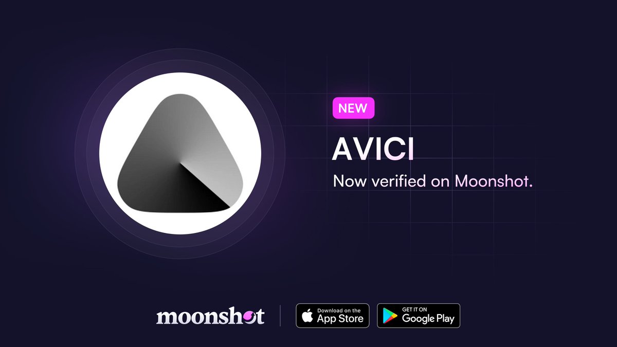moonshot's tweet image. Avici ($AVICI) is now verified on Moonshot.