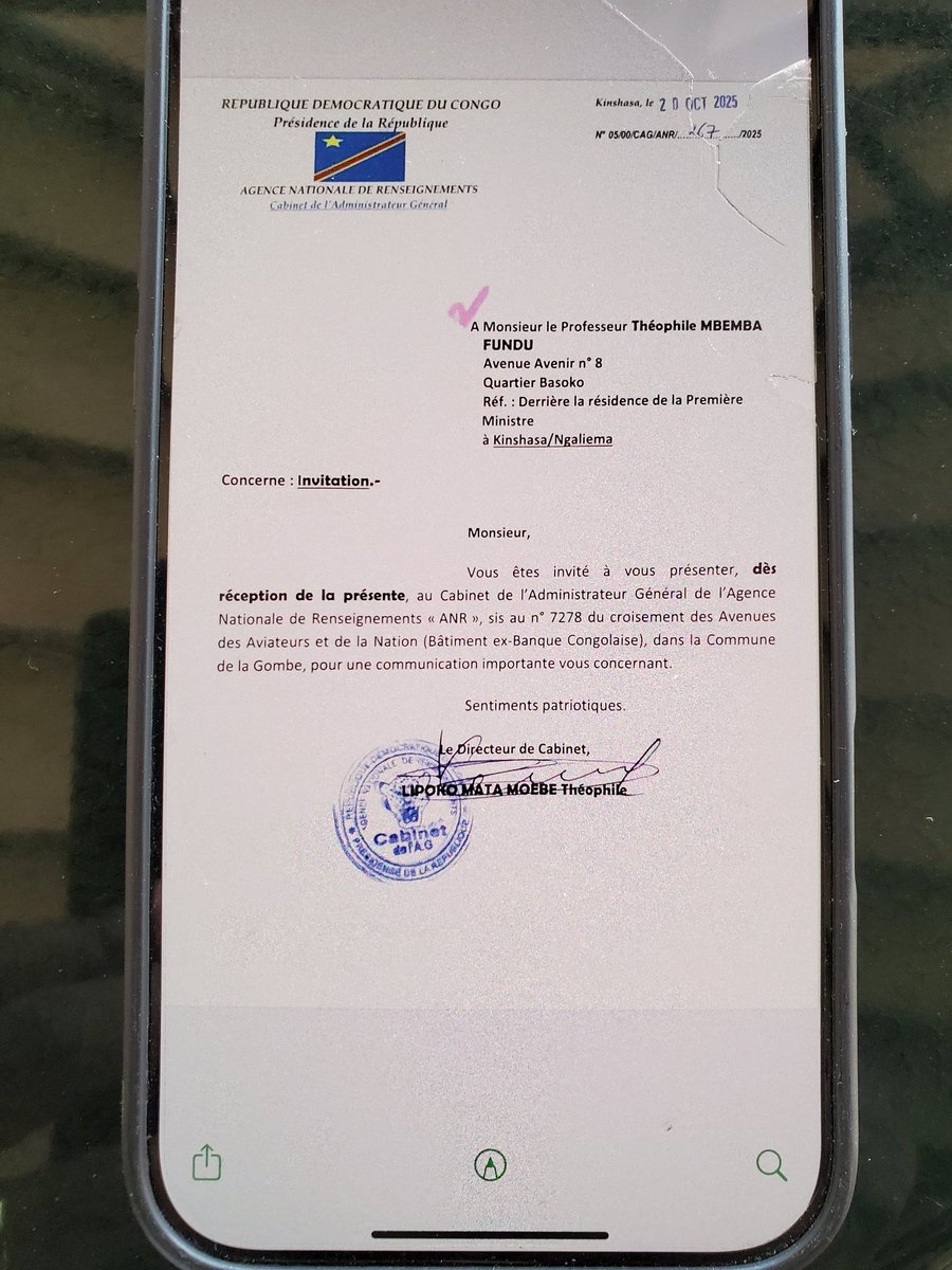 Voici l’homme 
#SauvonslaRDC.