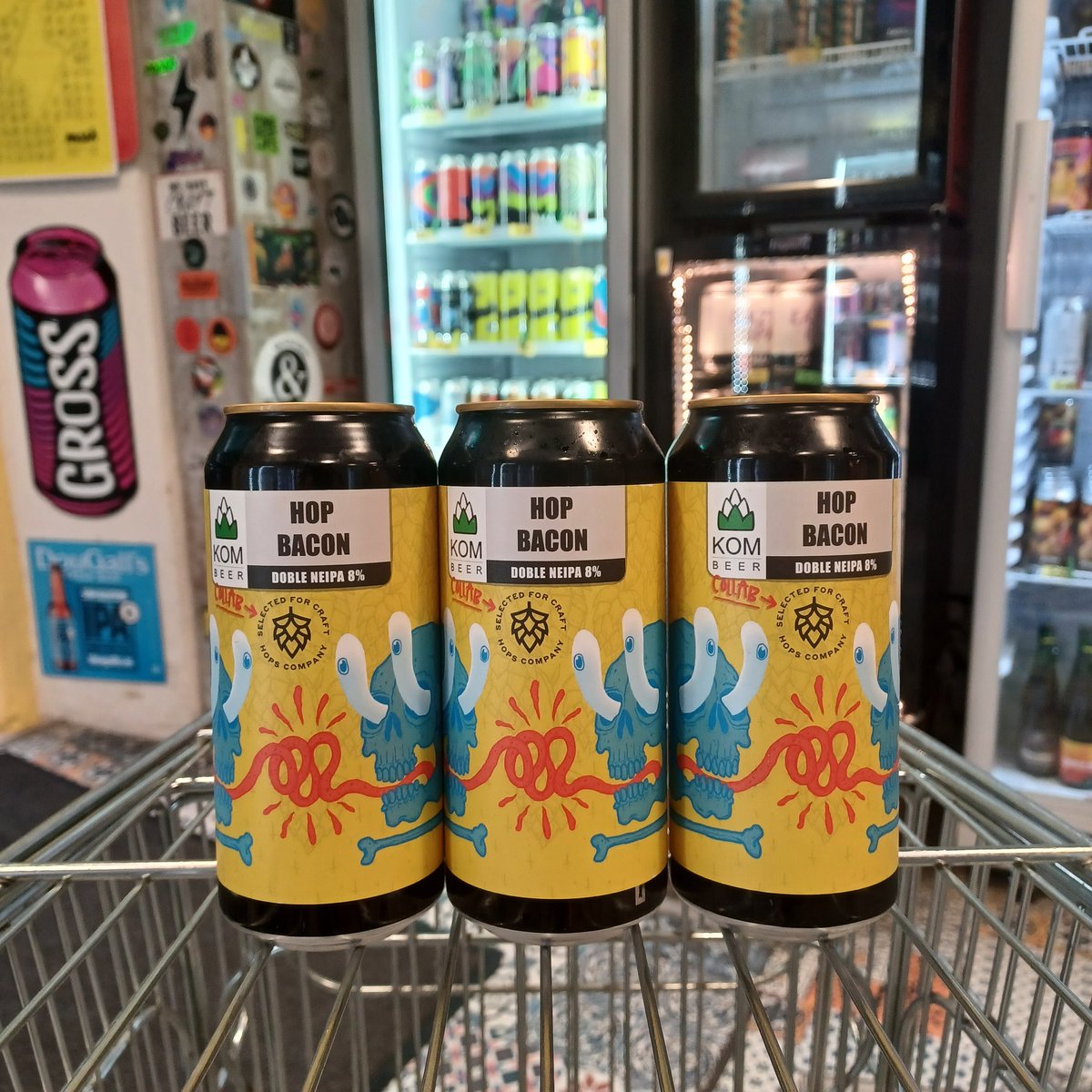 Kom at OKasional Beer! 
🥓 Hop Bacon - Selected for Craft Hops Company collab - Double NEIPA - 8% 
okasional-beer.com 
#craftbeer #beer #cerveza #taproom #Barcelona