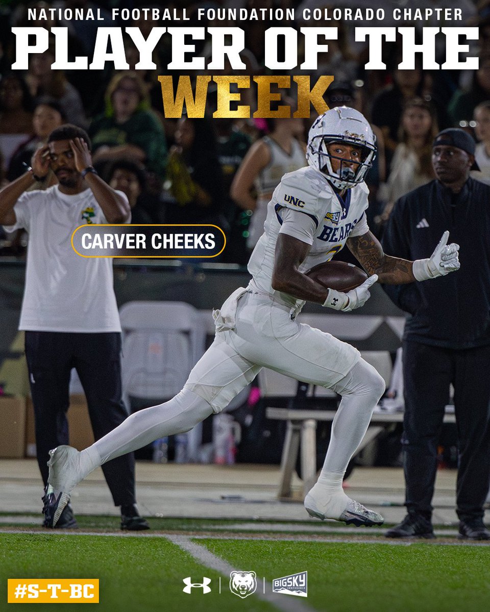 UNC_Bears's tweet image. Carver has been named the 𝑵𝑭𝑭𝑪𝑪 𝑷𝒍𝒂𝒚𝒆𝒓 𝒐𝒇 𝒕𝒉𝒆 𝑾𝒆𝒆𝒌 after his performance Saturday night 👏 

📰 bit.ly/43xoabF

#BearCountry | #STBC