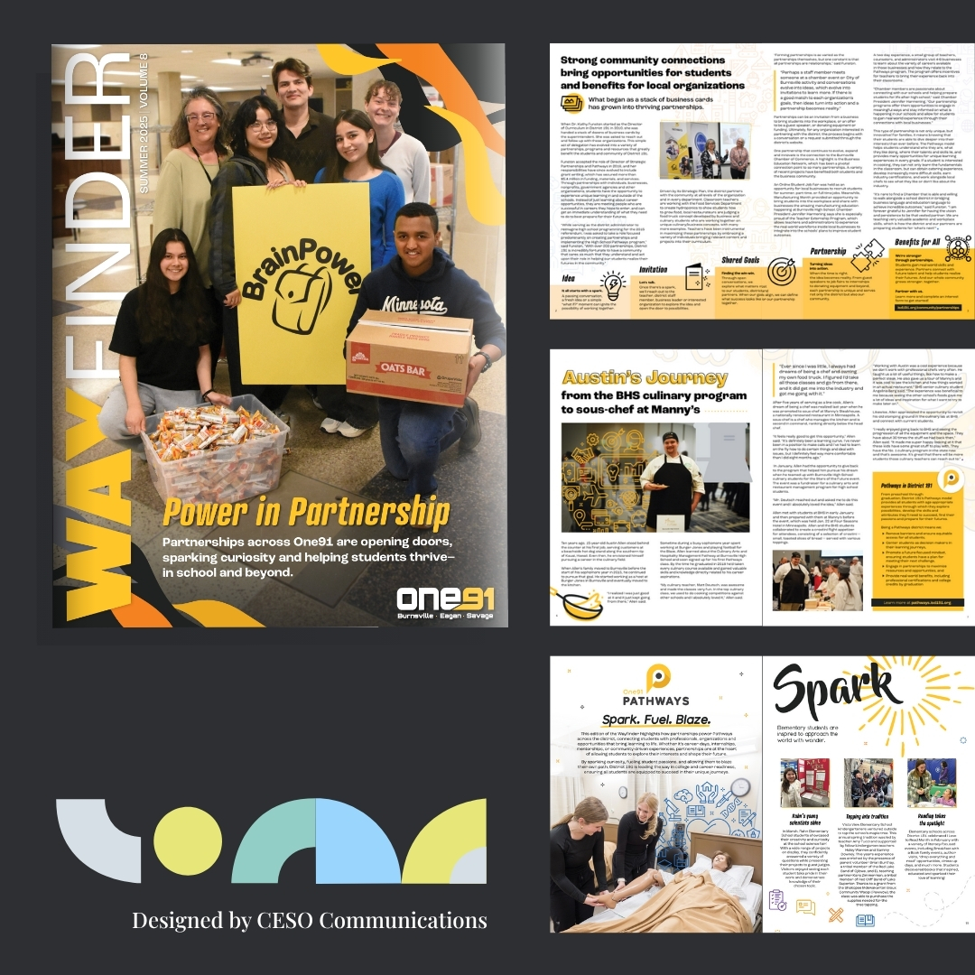 Working on the District One91 Wayfinder is one of Graphic Designer Samantha Chin’s favorite projects of the year, as she gets to bring their trailblazing brand to life! Check out the latest edition at bit.ly/3LcWSRx.