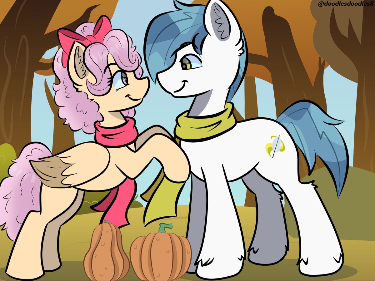 Another shoutout to <a href="/DoodlesDoodles8/">Doodles New Doodles!</a> for this lovely fall commission for my good friends <a href="/FlutterBeShy18/">💛Rose Wing🌹</a> and <a href="/WhiteQuartz08/">White Quartz ✏️🛡️</a>.