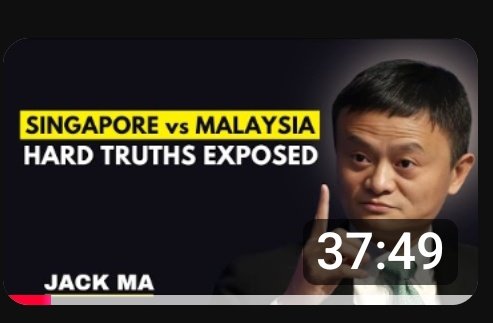 Singapore vs Malaysia 

Very well said 

youtu.be/I1rv_xRFDxw?si…
