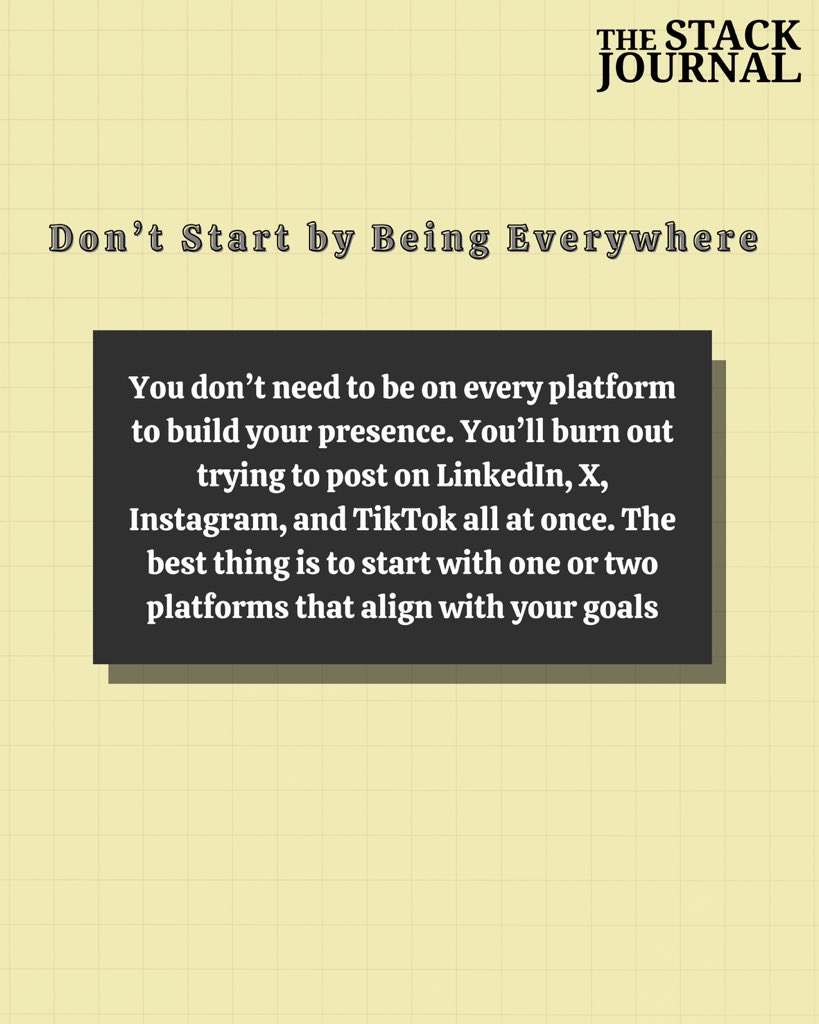 The Stack Journal tweet media