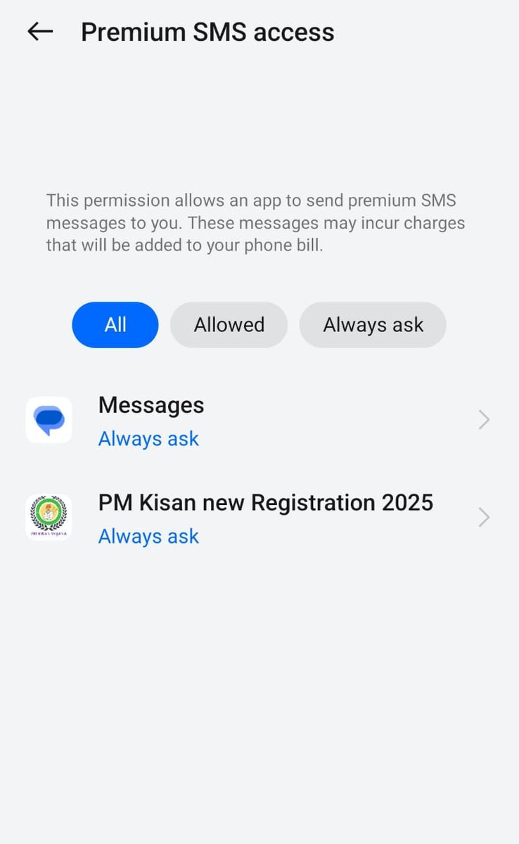 hii_prakash's tweet image. 🚨Alert: A fake app named“PM Kisan Yojana New List Update2025&quot;is circulating online pretending to be an official government app.
It asks for UPI/OTP/bank details — likely a fraud/scam app.
Please take action to protect farmers. 🙏
@narendramodi @PMOIndia @GoI_MeitY @FinMinIndia