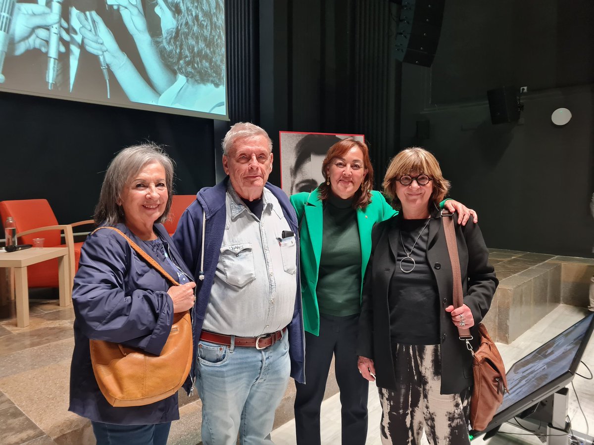 Girona 18 d'octubre 2025. Odon Elorza homenajea Ernest Lluch i tanca l'Acte laConsellera Silvia Paneque