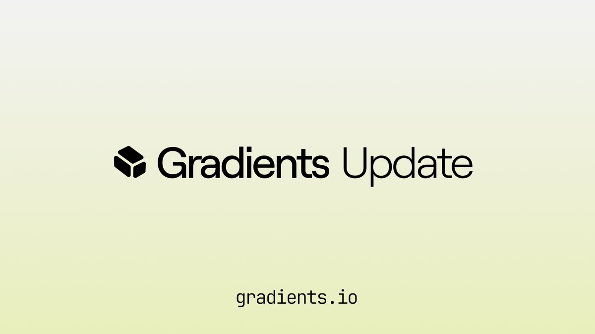 Gradients tweet media