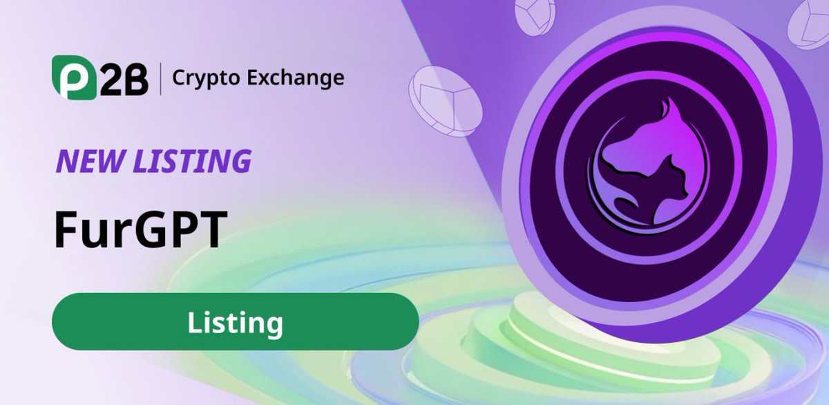 P2B_exchange_X's tweet image. 🚀 FurGPT ($FGPT) is Now Live on #P2B! 🎉
p2pb2b.com/trade/FGPT_USD…

FGPT is live: the future of AI-powered finance is here.

#listing
🌐 furgpt.org
🐦 x.com/FurGPTs
