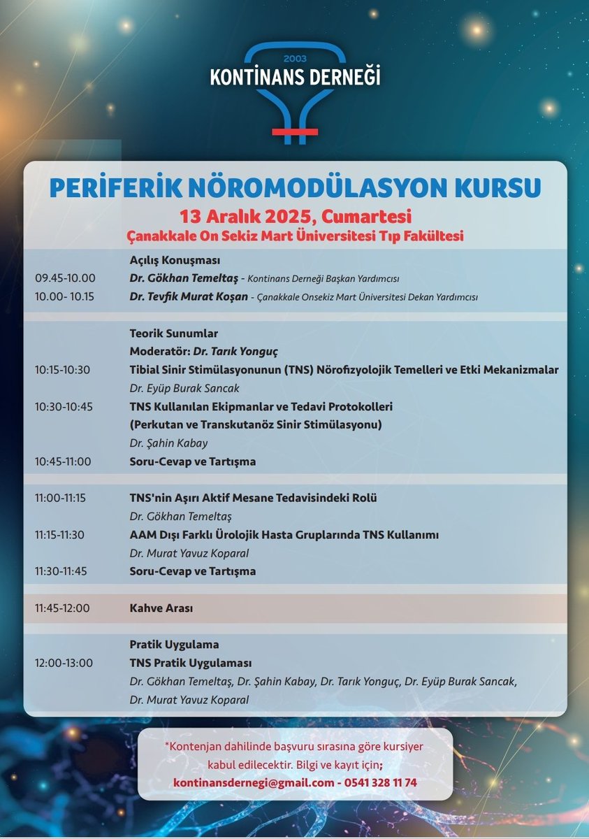 Kontinans Derneği tweet media