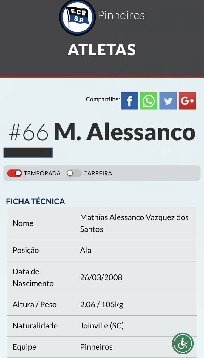 condorbballbr2's tweet photo. #BIDOU
Mathias Alessanco aparece registrado nos atletas do Pinheiros e estará disponível para o confronto em casa diante do Sesi Franca Basquete, às 20h
De um lado, um time com diversos talentos para o futuro, do outro, atual tetra campeão consecutivo do NBB Caixa https://t.co/1mk5qLeTHA