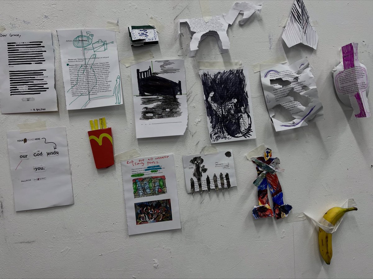 I had such great fun teaching the creative art + art history workshop for #rdsdrawingyear2025 artists #howtoartist <a href="/RoyalDrawing/">Royal Drawing School</a> royal drawing school 🖼️