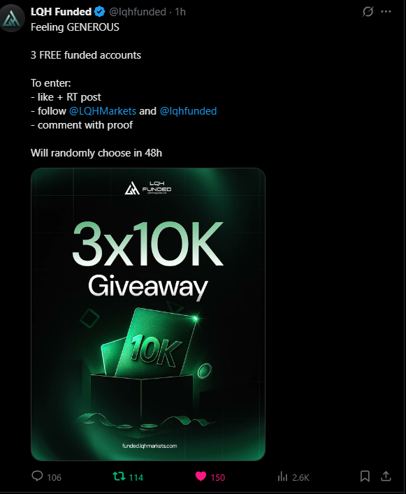 metaversegame3's tweet photo. @lqhfunded @LQHMarkets https://t.co/xuSUjd3aw5