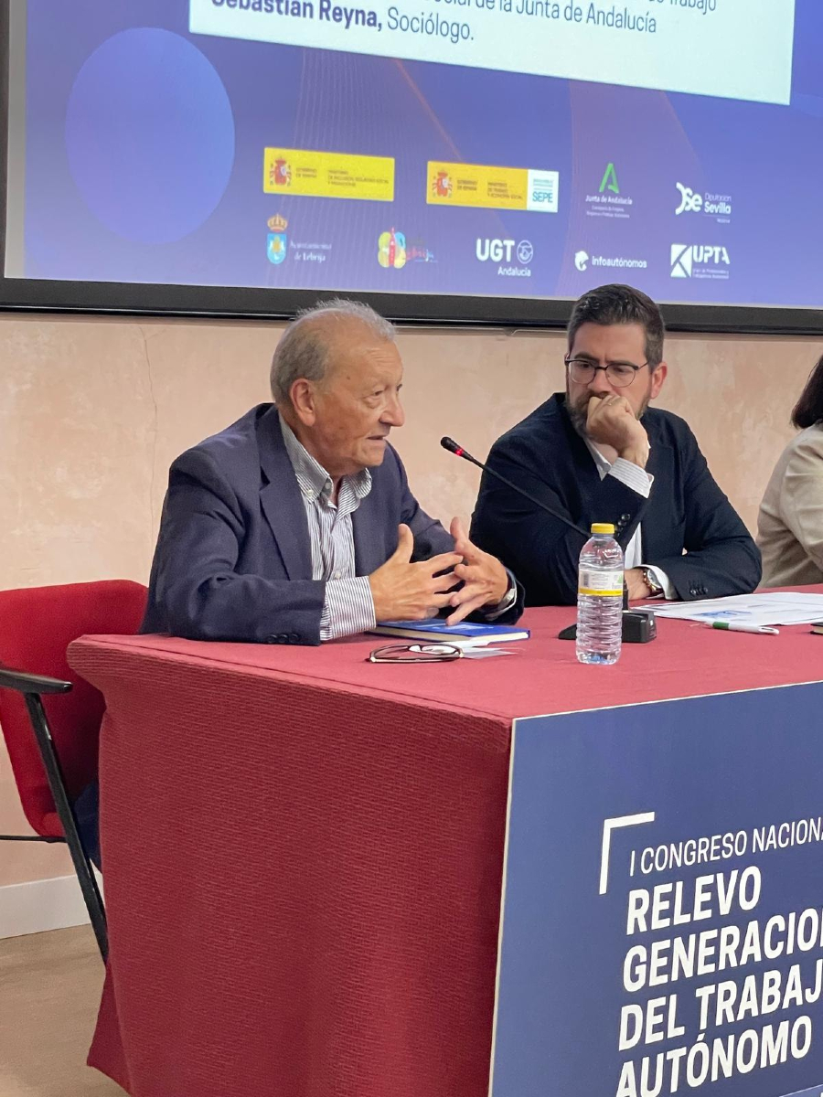 Comienza la ultima mesa de la jornada con el nombre de Emprender y Relevar con la intervención de Sebastián Reyna.

Congreso Nacional de Relevo Generacional del Trabajo Autónomo 
<a href="/EDUARDOABADSABA/">Presidente UPTA España</a>