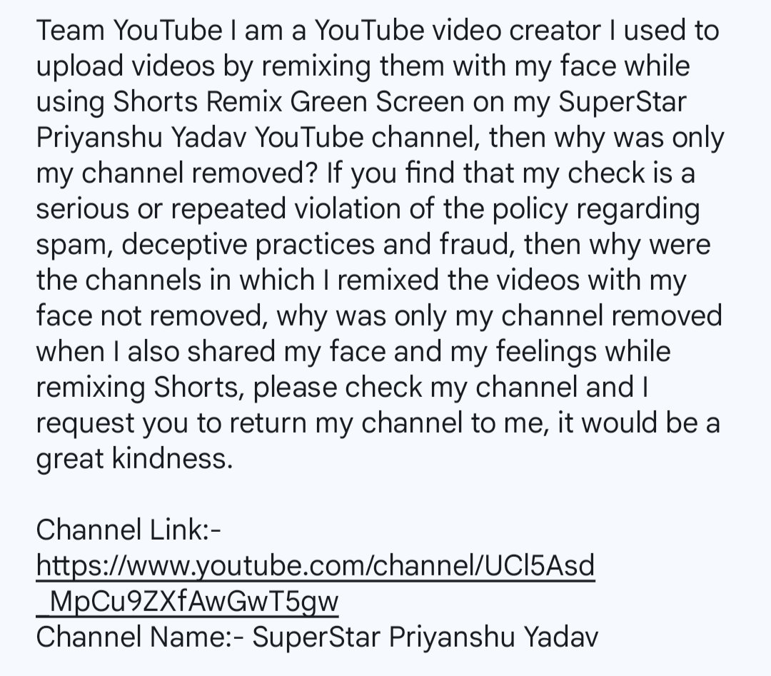 jaagarukJanata's tweet photo. My channel was deleted as soon as I contacted you. Please check my channel thoroughly and return it to me. It would be a great kindness. https://t.co/fSxFPOa76Y